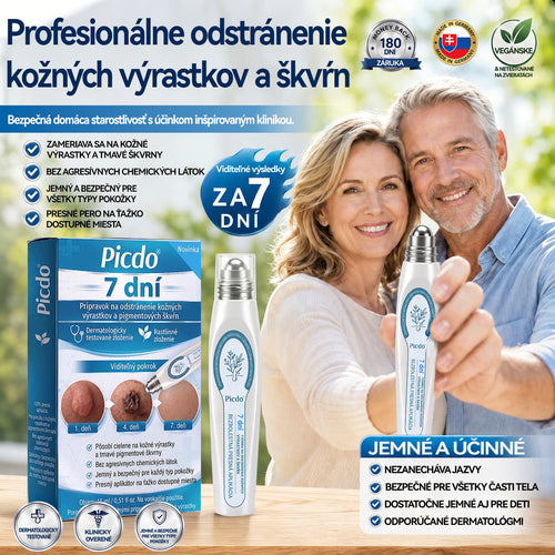𝐎𝐟𝐢𝐜𝐢𝐚𝐥𝐧𝐲 𝐨𝐛𝐜𝐡𝐨𝐝 𝐦𝐚𝐫𝐤𝐲 | ✅️👩‍⚕️𝐏i𝐜𝐝o® 7dni Prípravok na odstránenie kožných výrastkov a pigmentových škvŕn (bezbolestný roll-on aplikátor bez jaziev) 🌺