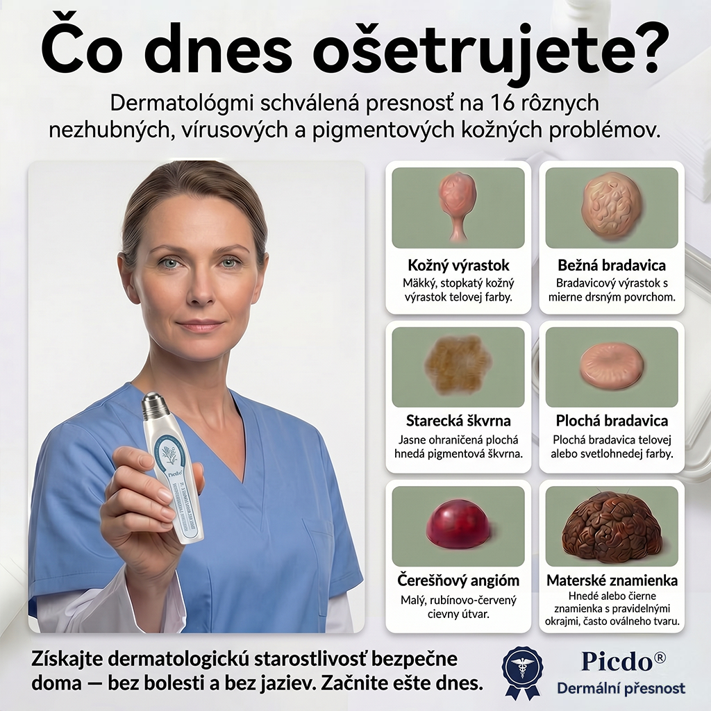 𝐎𝐟𝐢𝐜𝐢𝐚𝐥𝐧𝐲 𝐨𝐛𝐜𝐡𝐨𝐝 𝐦𝐚𝐫𝐤𝐲 | ✅️👩‍⚕️𝐏i𝐜𝐝o® 7dni Prípravok na odstránenie kožných výrastkov a pigmentových škvŕn (bezbolestný roll-on aplikátor bez jaziev) 💎